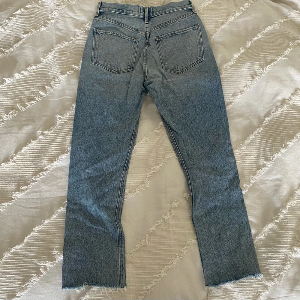 AGOLDE Riley High Rise Straight Cropped Jeans - Picture 2 of 2